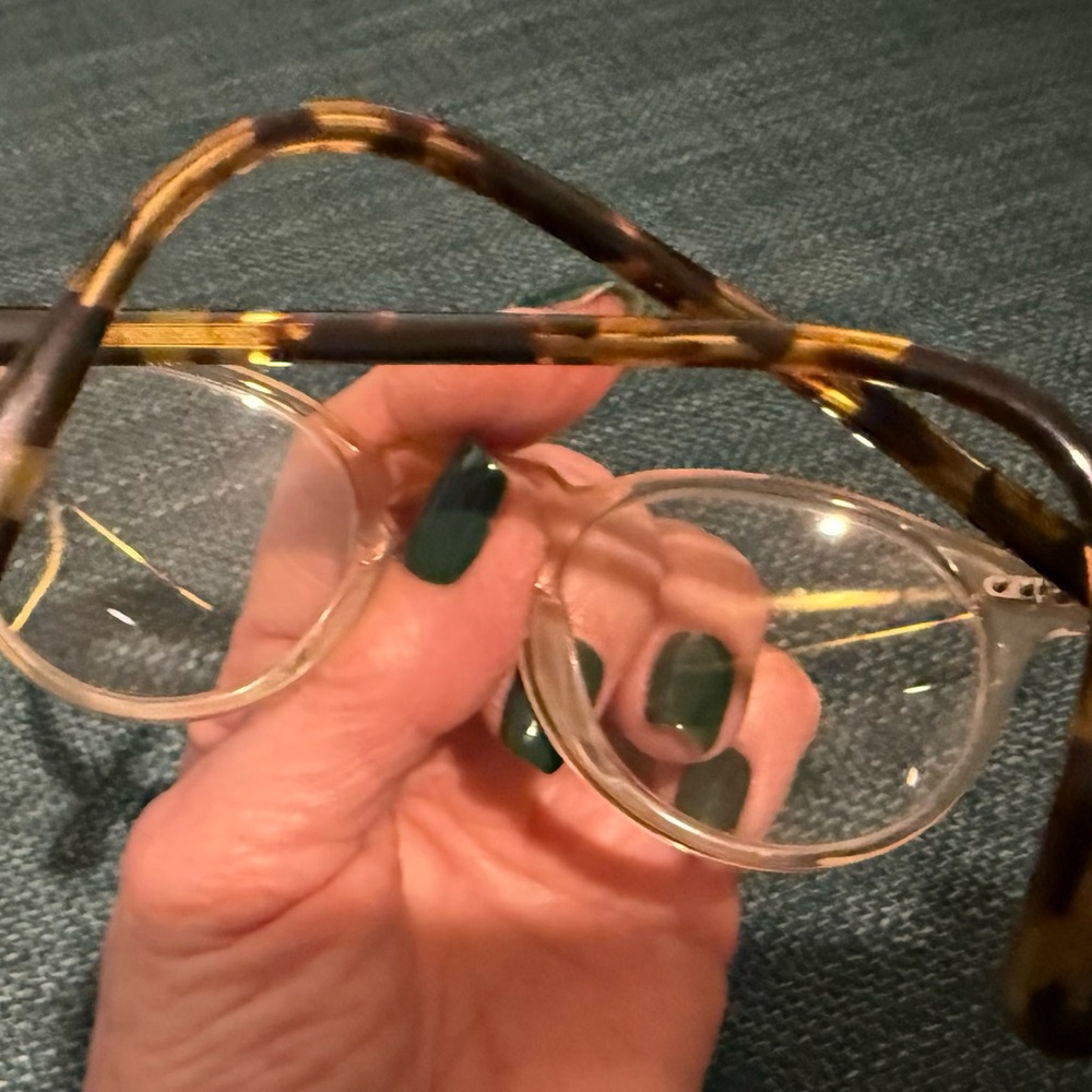 Oliver Peoples Clear Tortoise Glasses